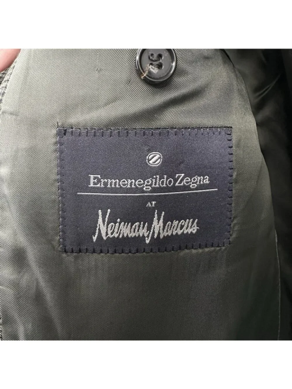ERMENEGILDO ZEGNA NEIMAN MARCUS jacket blazer 40L plaid quiet luxury business